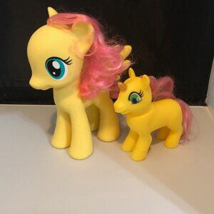 Set of 2 vintage My Little Pony brushable figures